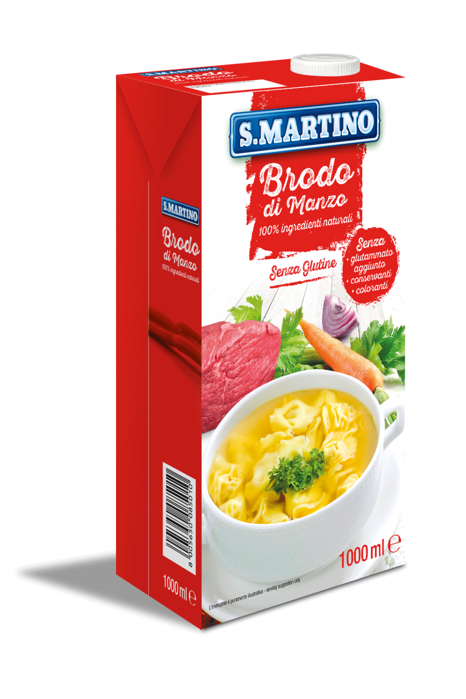 Brodo pronto Manzo 1lt